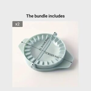 Set of 2 Light Blue Dumpling Molds